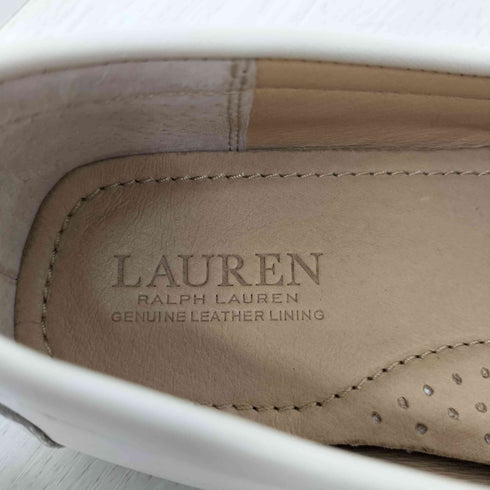 ローレンラルフローレン LAUREN RALPH LAUREN ロゴ レザーローファー レディース UK:5.5
