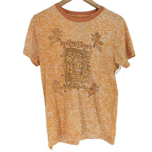 エドウィン EDWIN BLUE TRIP 総柄フロントプリントクルーネックTシャツ メンズ JPN:S