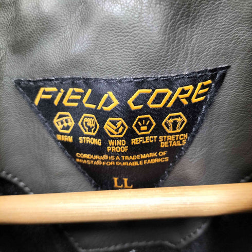 フィールドコア FieldCore CORDURA FABRIC フェイクレザージャケット メンズ LL