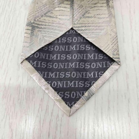 ミッソーニ MISSONI 総柄シルクネクタイ メンズ