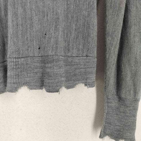 FURST OF A KIND フロントワッペンダメージ加工カーディガン メンズ