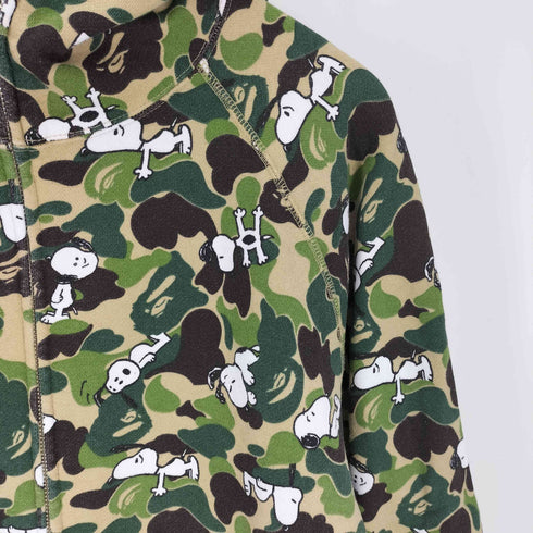 アベイシングエイプ A BATHING APE 14AW コラボ ABC CAMO FULL ZIP HOODIE メンズ JPN:L