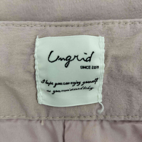 アングリッド Ungrid ナイロン混ミリタリールーズパンツ レディース FREE