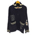 アベイシングエイプ A BATHING APE GORILLA WOOL ショールカラー ウール レタード カーディガン メンズ JPN:M