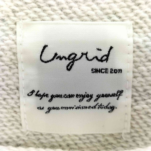 アングリッド Ungrid Muncieロゴルーズスウェット レディース FREE