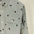 アベイシングエイプ A BATHING APE MILO マイロ マルチ ストライプ フラップポケット ワーク L/S シャツ 猫目ボタン メンズ JPN:L