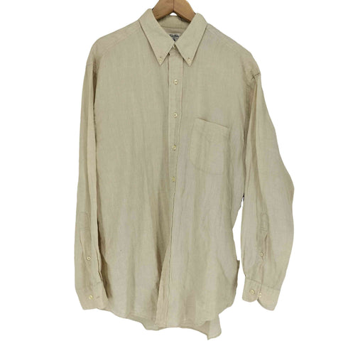 ブルックスブラザーズ BROOKS BROTHERS ALL LENEN SPORT SHIRT オックスフォードシャツ メンズ JPN:M