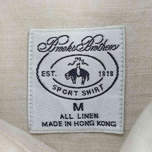 ブルックスブラザーズ BROOKS BROTHERS ALL LENEN SPORT SHIRT オックスフォードシャツ メンズ JPN:M