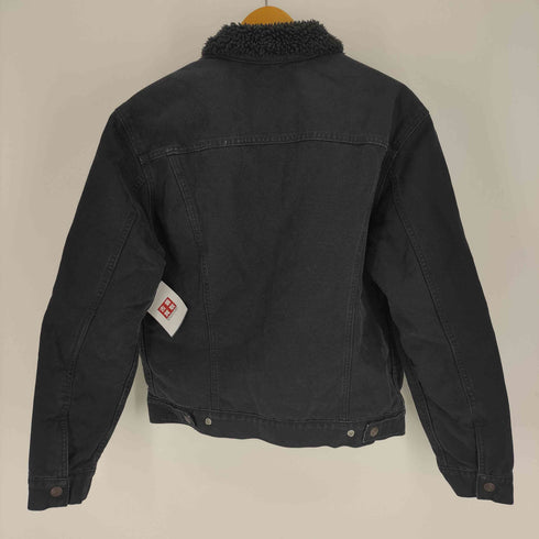 リーバイス Levis シェルパ トラッカー ボア ジャケット 裏ボア ブラックデニム ジャケット メンズ import:M