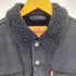 リーバイス Levis シェルパ トラッカー ボア ジャケット 裏ボア ブラックデニム ジャケット メンズ import:M