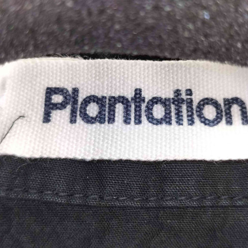 プランテーション Plantation シワ加工 製品染めL/Sシャツ レディース JPN:M