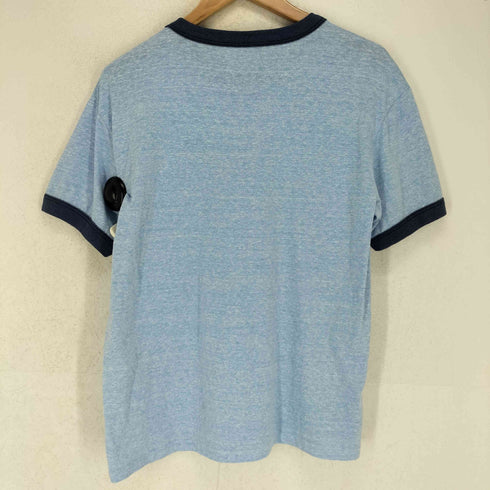USA製 企業ロゴプリントリンガーTシャツ メンズ JPN:M