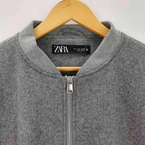 ザラ ZARA プラッシュボンバージャケット レディース import:L