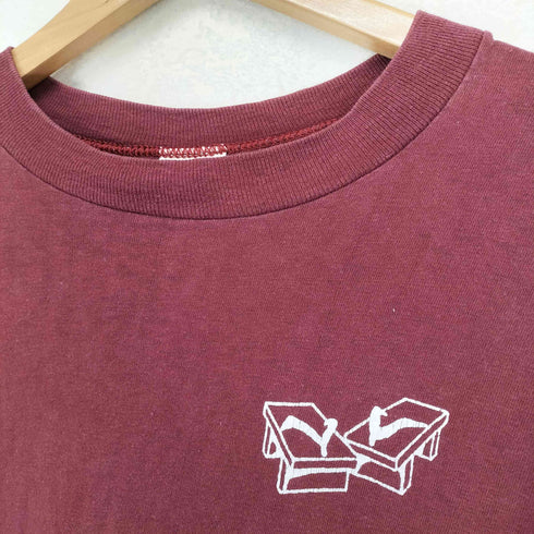 ステッドマン STEDMAN 70s- 袖裾シングル USA製 SUKEBEI 両面プリントクルーネックTシャツ メンズ JPN:M