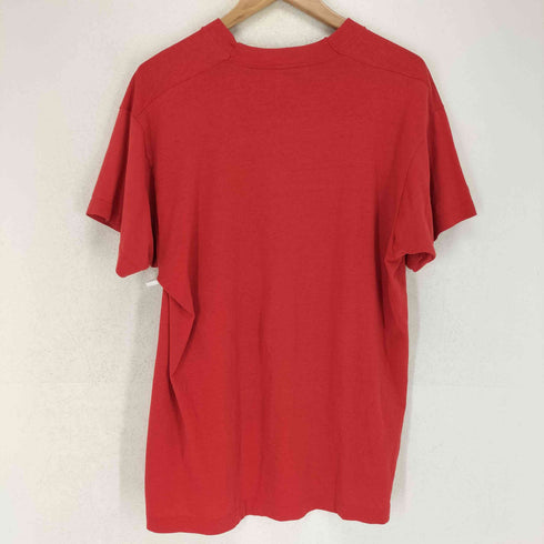 袖裾シングル HERE KITTY フロントプリントクルーネックTシャツ メンズ