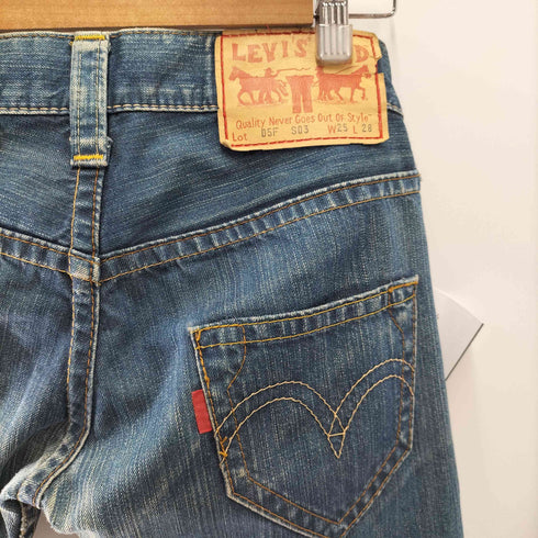 リーバイスレッド Levis RED SKINNY CUT ローライズスキニーインディゴデニムパンツ レディース W25L28