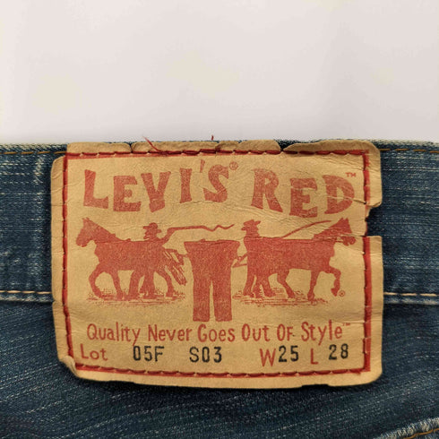 リーバイスレッド Levis RED SKINNY CUT ローライズスキニーインディゴデニムパンツ レディース W25L28