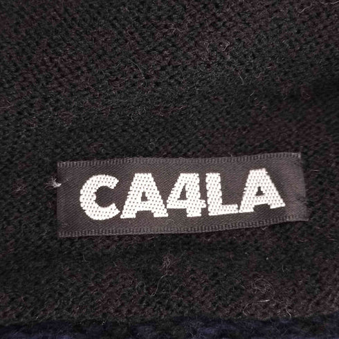 カシラ CA4LA 切替デザインニットキャップ レディース