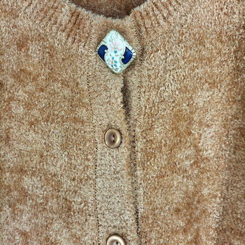 ジェーンマープルドンルサロン Jane Marple Dans Le Salon 22AW Shiny mall Precious button cardigan レディース JPN:M