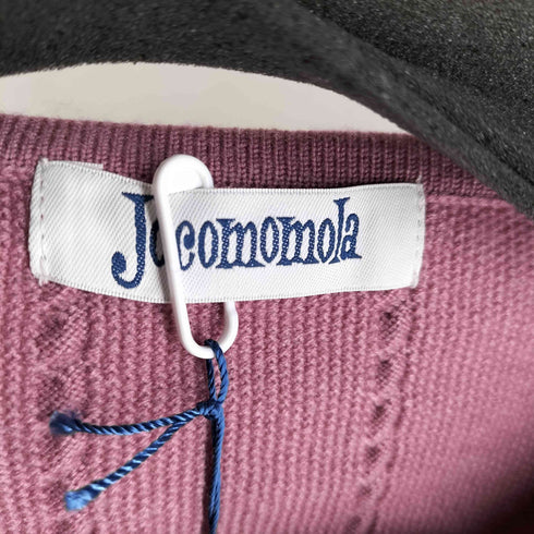 ホコモモラ Jocomomola Ramo emb フラワー刺繍ニットカーディガン レディース 40