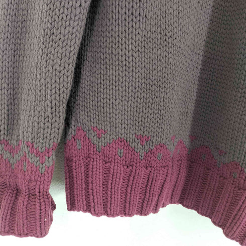 ジルサンダー JIL SANDER 本人期 ノルディック柄ウールニット メンズ JPN:50