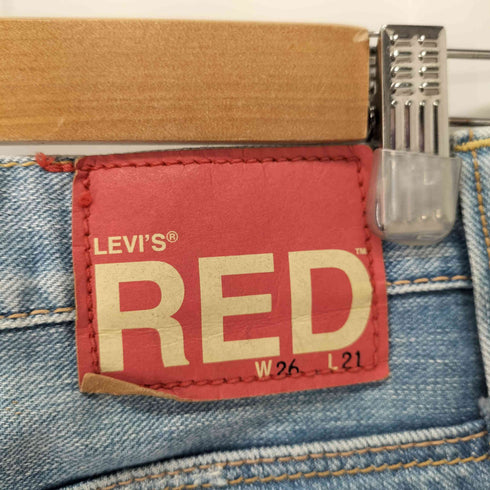 リーバイスレッド Levis RED 00S ボタンフライダメージクロップドデニム レディース W26L21