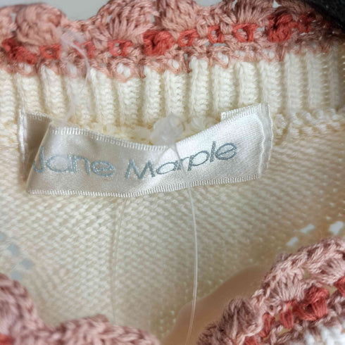 Jane Marple フラワー刺繍 レースカーディガン レディース JPN:M