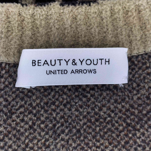 ビューティーアンドユースユナイテッドアローズ BEAUTY & YOUTH UNITED ARROWS レオパードジャカードショートカーディガン レディース ONE SIZE