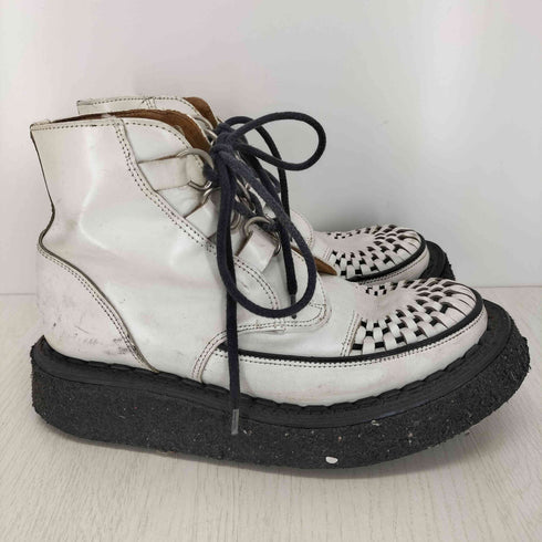 ジョージコックス GEORGE COX VI Sole CHUKKA チャッカ Whtie Leathe レディース UK4