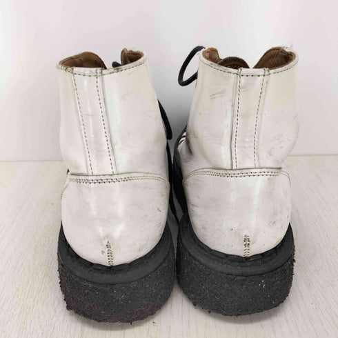 ジョージコックス GEORGE COX VI Sole CHUKKA チャッカ Whtie Leathe レディース UK4