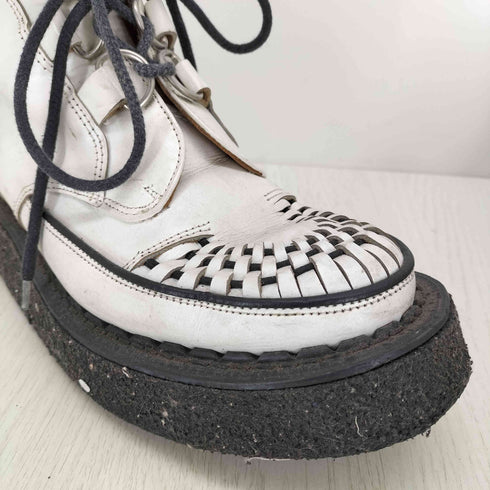 ジョージコックス GEORGE COX VI Sole CHUKKA チャッカ Whtie Leathe レディース UK4