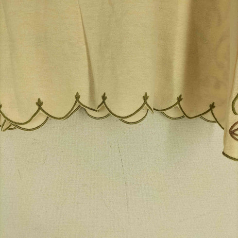 ホコモモラ Jocomomola 22aw Vestir 刺繍スカラップカットソー レディース 40