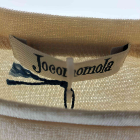 ホコモモラ Jocomomola 22aw Vestir 刺繍スカラップカットソー レディース 40