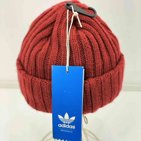 アディダス adidas リブニットキャップ ビーニー 裏地フリース レディース