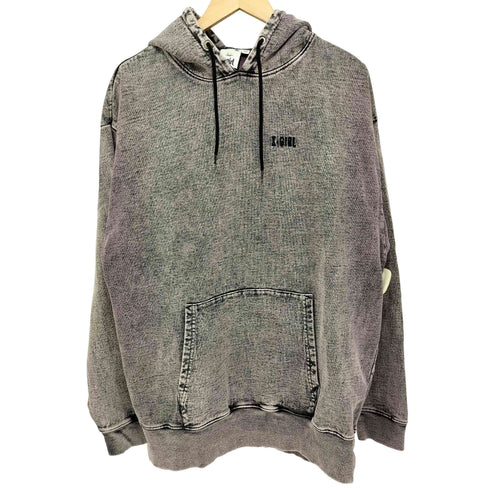 エックスガール X-girl CHEMICAL WASH BIG SWEAT HOODIE レディース import:S