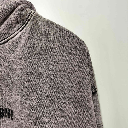 エックスガール X-girl CHEMICAL WASH BIG SWEAT HOODIE レディース import:S