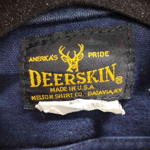DEERSKIN 90S USA製 ダブルポケットL/Sシャツ シャモアクロス メンズ JPN:XL