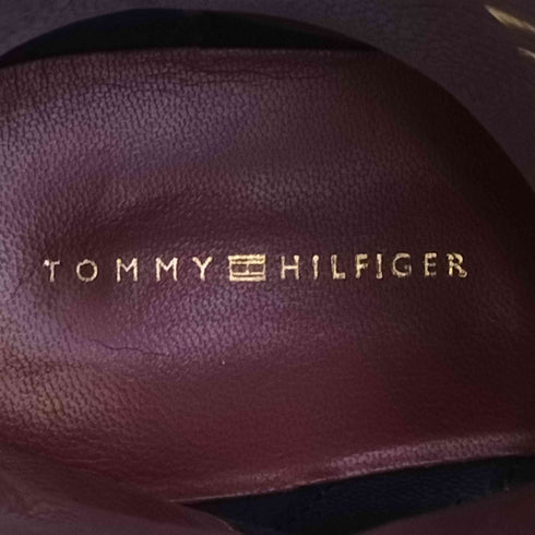 トミーヒルフィガー TOMMY HILFIGER スエード サイドゴア ロングブーツ レディース JPN:23.5