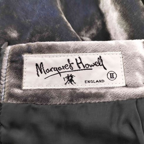 マーガレットハウエル MARGARET HOWELL ベロア ロング フレア スカート レディース JPN:2