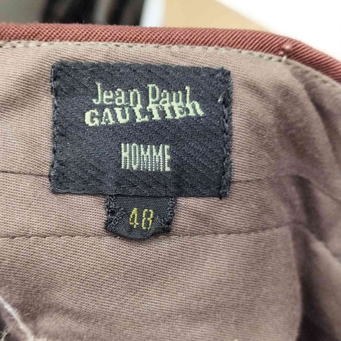 ジャンポールゴルチエオム Jean Paul GAULTIER HOMME ウール100 1タックスラックス メンズ 48