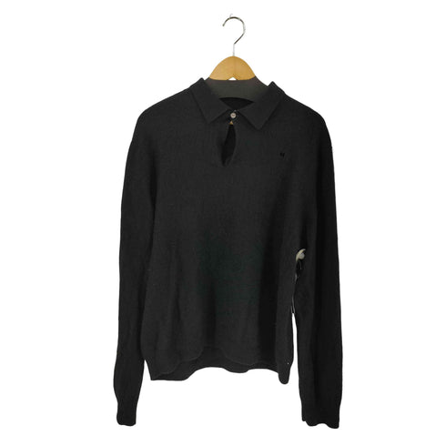 OLIVER PERRY cashmere カシミア100 スキッパーニットポロシャツ メンズ import:XXL