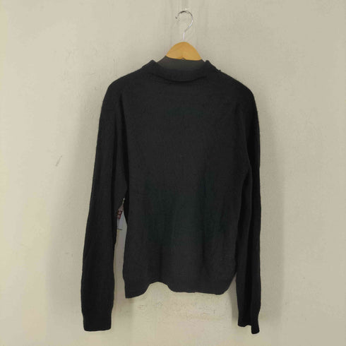 OLIVER PERRY cashmere カシミア100 スキッパーニットポロシャツ メンズ import:XXL