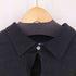 OLIVER PERRY cashmere カシミア100 スキッパーニットポロシャツ メンズ import:XXL
