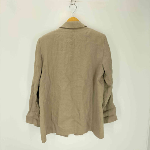 ザラ ZARA リネンジャケット ビッグシルエット レディース JPN:L