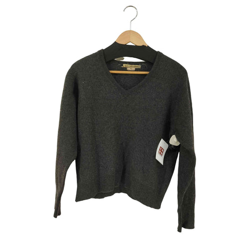ブリーマー BRAEMAR MADE IN SCOTLAND ピュアカシミア100 Vネックニット メンズ