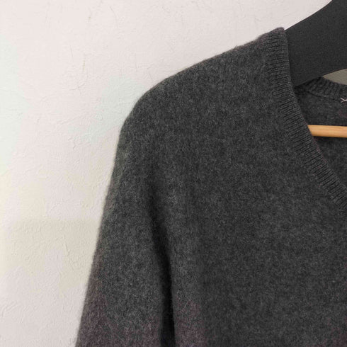 ブリーマー BRAEMAR MADE IN SCOTLAND ピュアカシミア100 Vネックニット メンズ