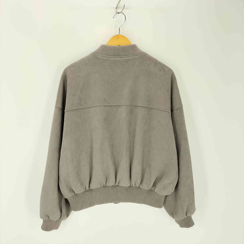 ザラ ZARA スウェードライクブルゾン レディース M