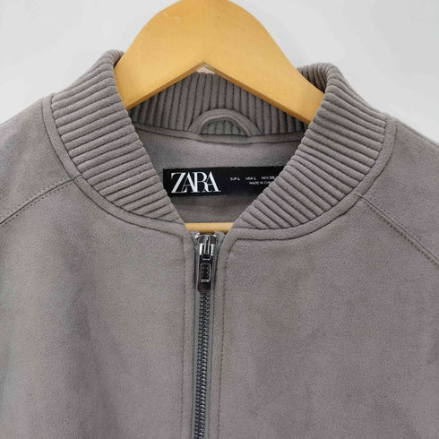 ザラ ZARA スウェードライクブルゾン レディース M