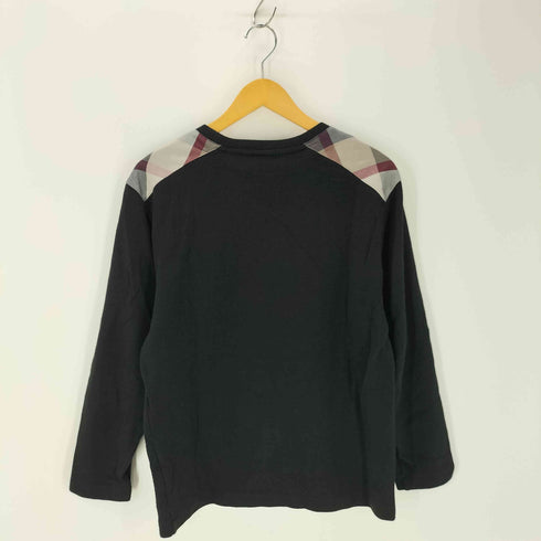 ブラックレーベルクレストブリッジ BLACK LABEL CRESTBRIDGE チェック切替 クルーネックニット メンズ JPN:L