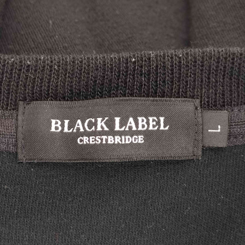ブラックレーベルクレストブリッジ BLACK LABEL CRESTBRIDGE チェック切替 クルーネックニット メンズ JPN:L